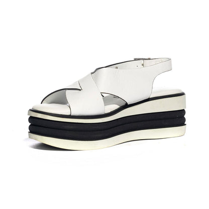 VALLEVERDE 28101 BIANCO Sandali Donna 