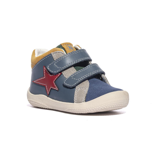 NATURINO 0012018730.01.2C18 AZURE TAUPE INDIGO Sneakers Bambino 