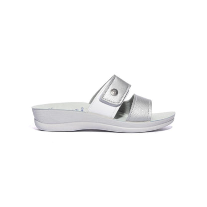 IN BLU VR000063 ARGENTO Ciabatte Donna 