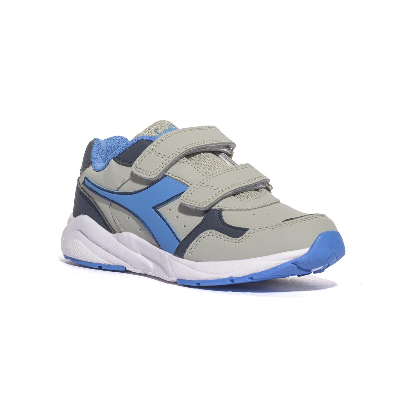 Sneakers Diadora FALCON 5 SL JR V Grigie 101182108SILVER DD PALACE BLUE DIADORA