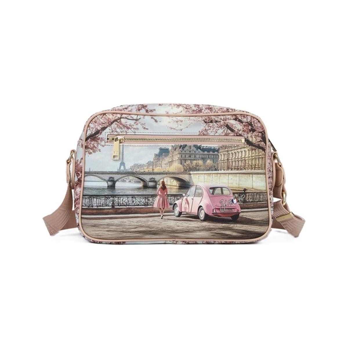 Y-NOT YES331S6 PARIS EN ROSE Borse Donna 