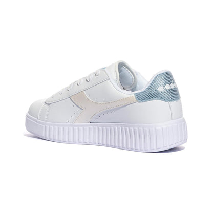 DIADORA 101.181541 BIANCO AZZURRO CIELO Sneakers Bambina 