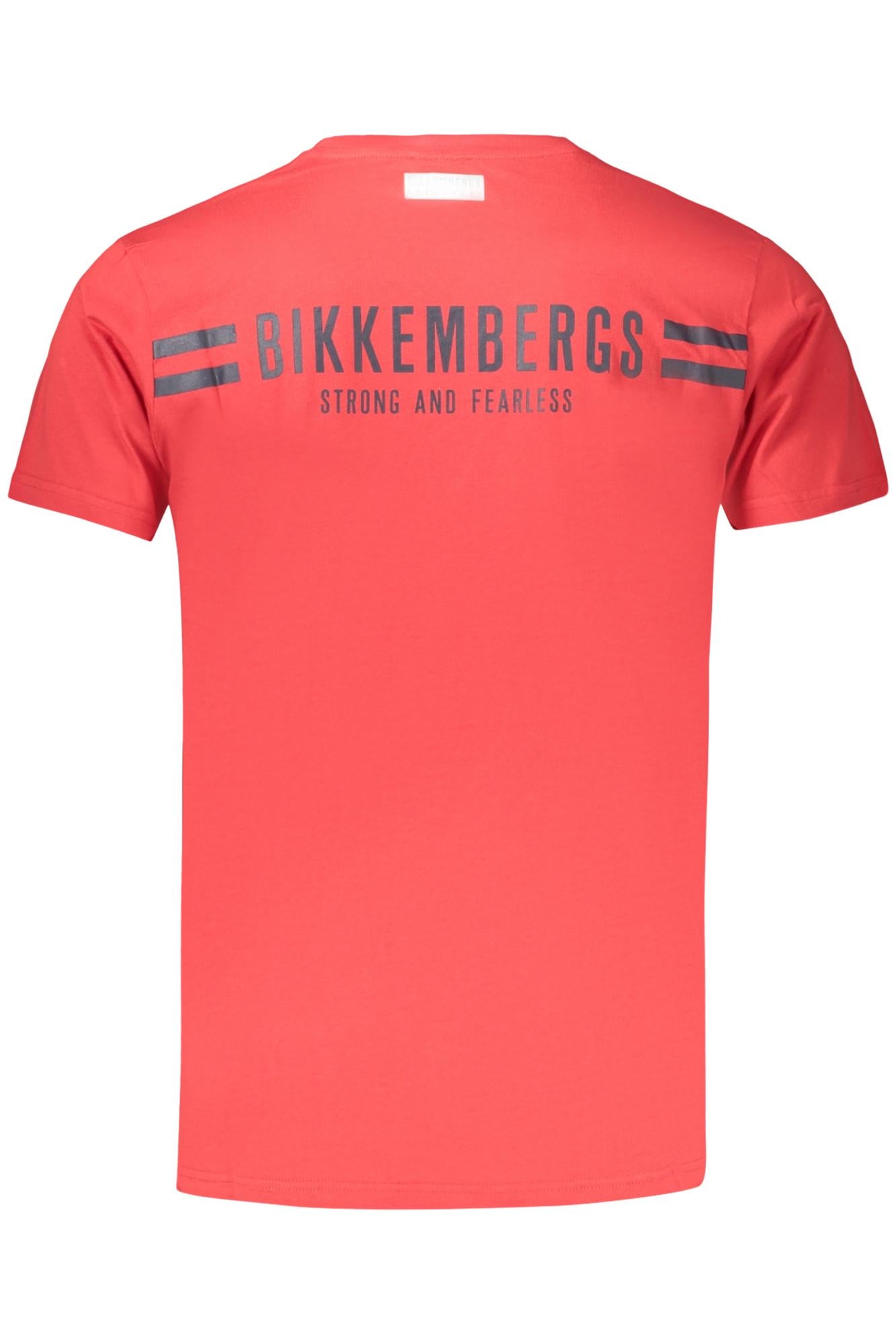 BIKKEMBERGS BKK3MTS04_ROGOJIBE Rosso T-Shirt Uomo 