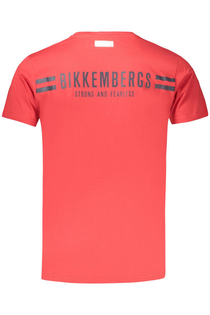 BIKKEMBERGS BKK3MTS04_ROGOJIBE Rosso T-Shirt Uomo 