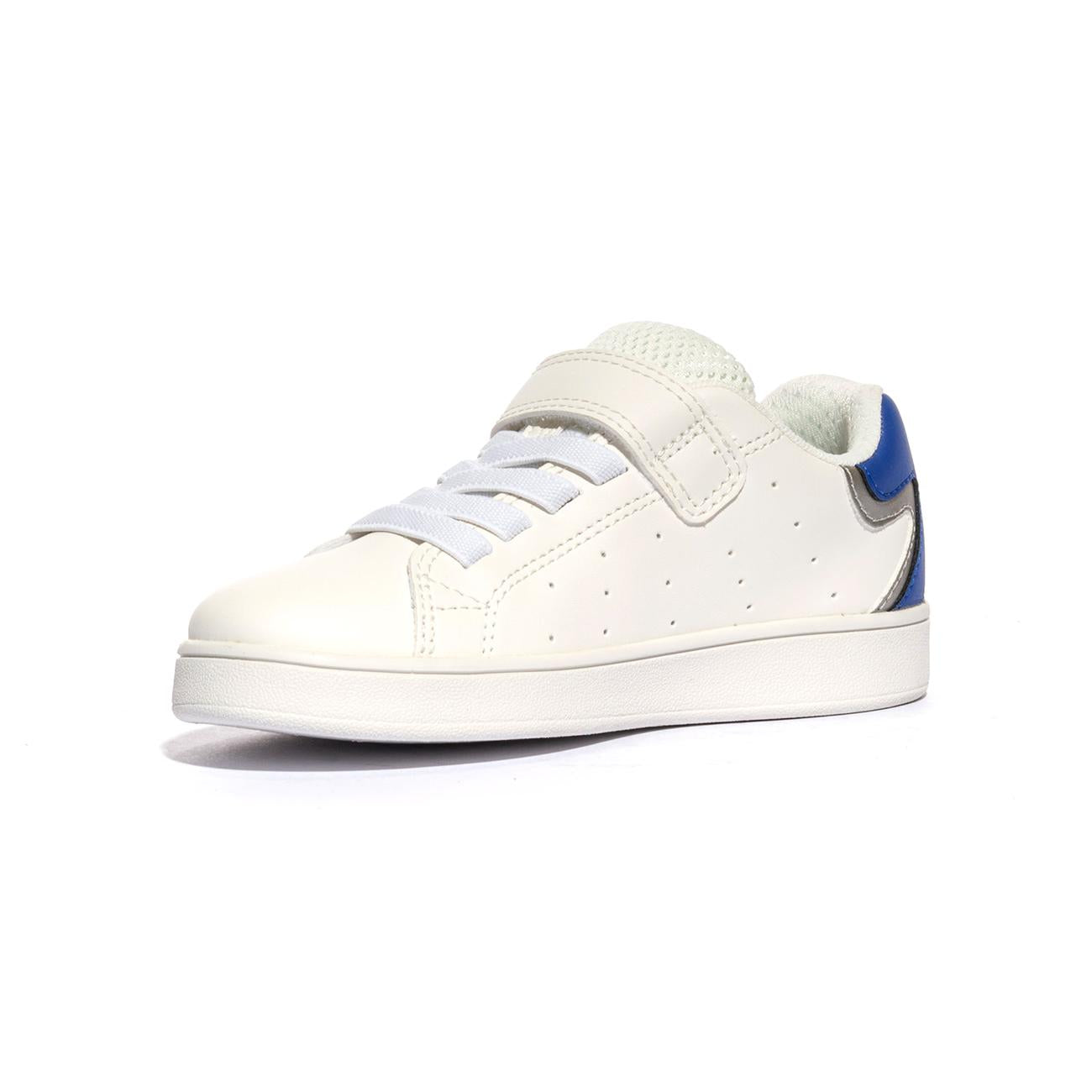 GEOX J36LSA 000BC WHITE DKROYAL C1Z4R Sneakers Bambino 