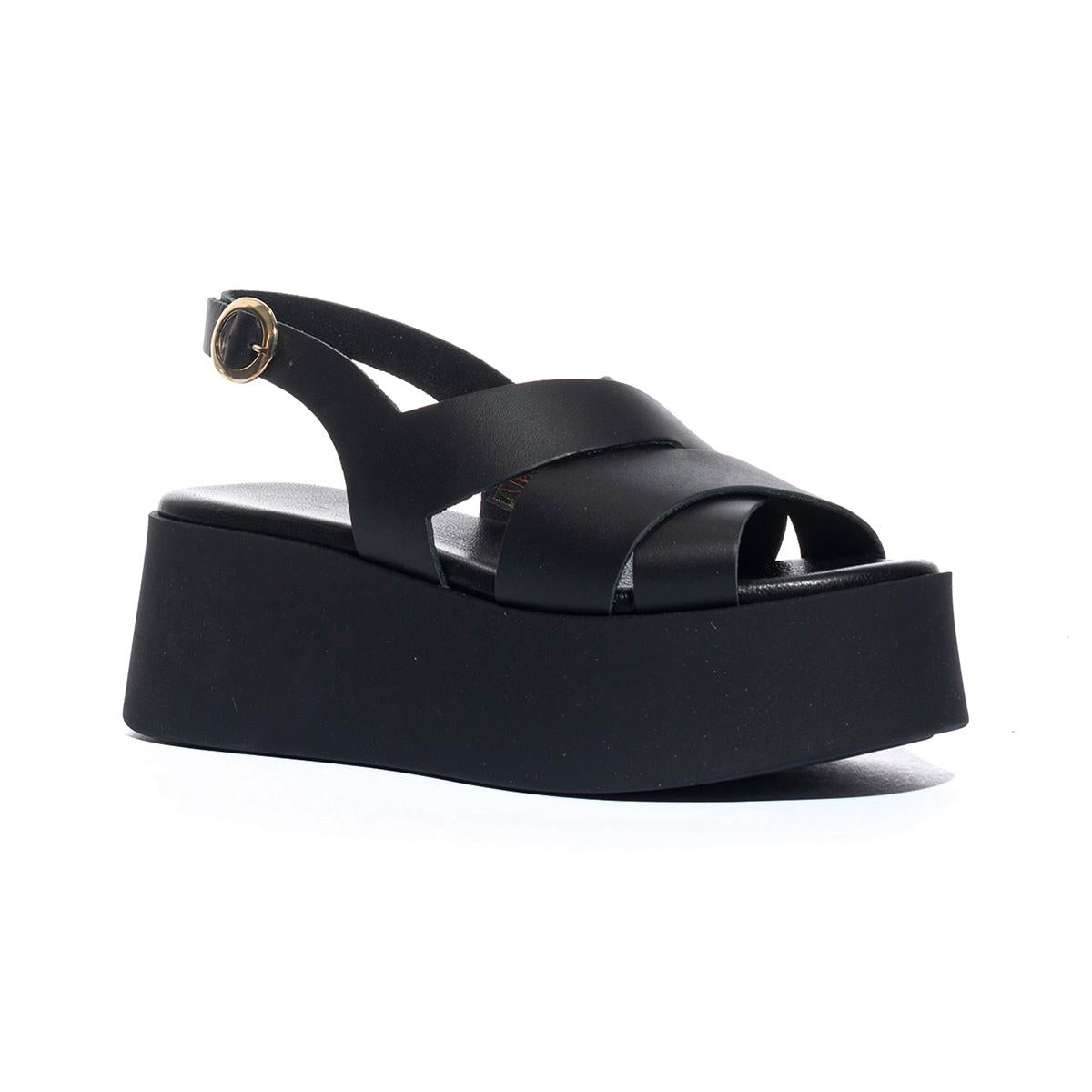 FRAU 88T6 NERO Sandali Donna 