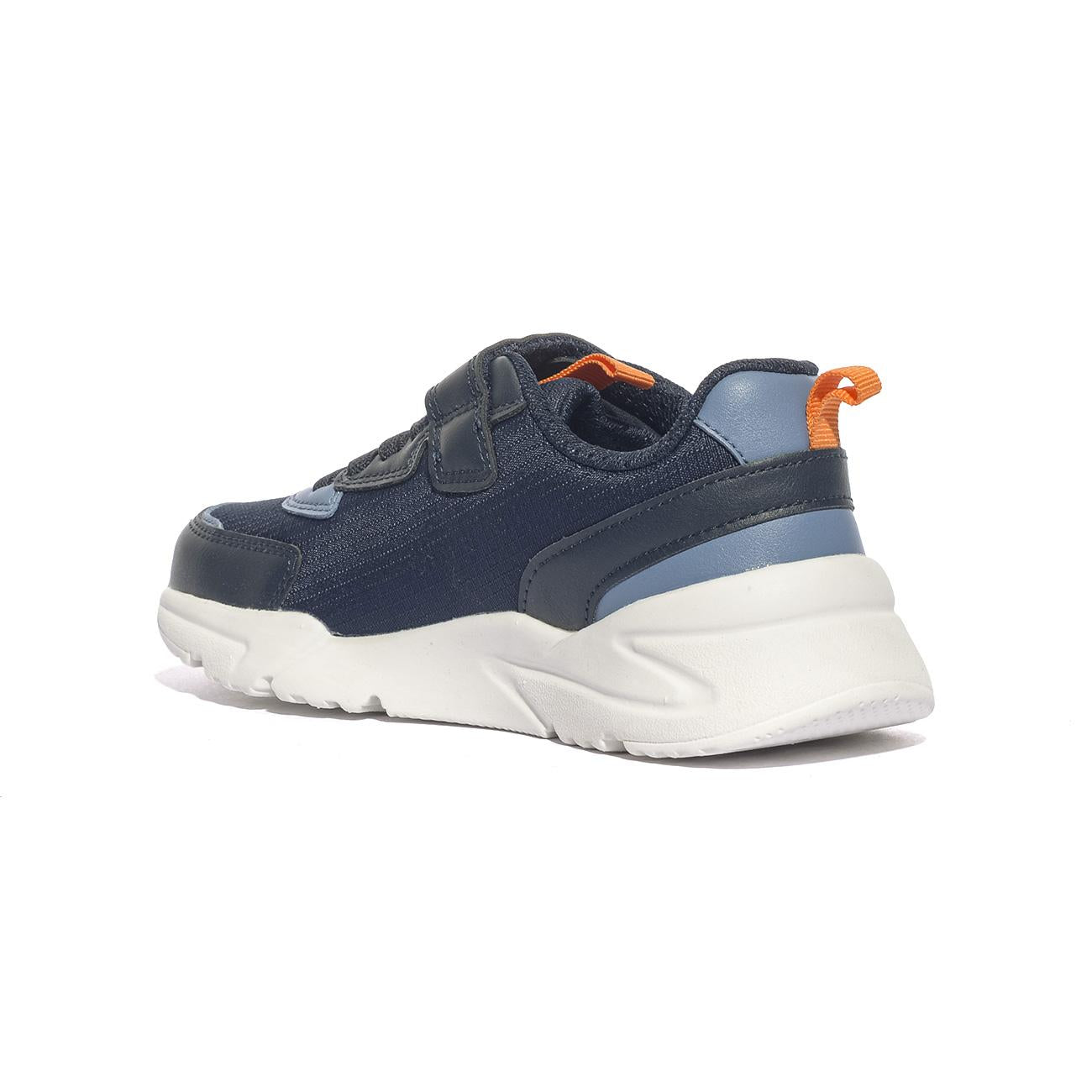 GEOX J55MQB 0FU54 NAVY ORANGE  C0659 Sneakers Bambino 