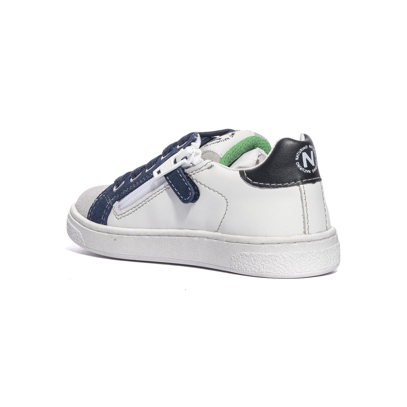 Sneakers Naturino Pinn Bianche 0012017502.05.1N94WHITE GREY AZURE NATURINO
