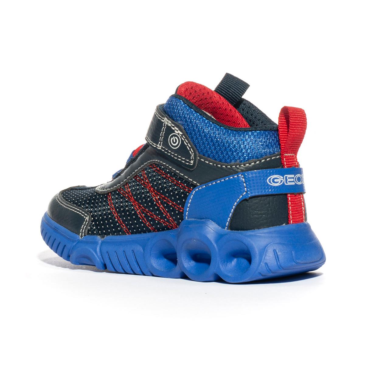 GEOX J26GAA NAVY ROYAL          C4226 Sneakers Bambino 