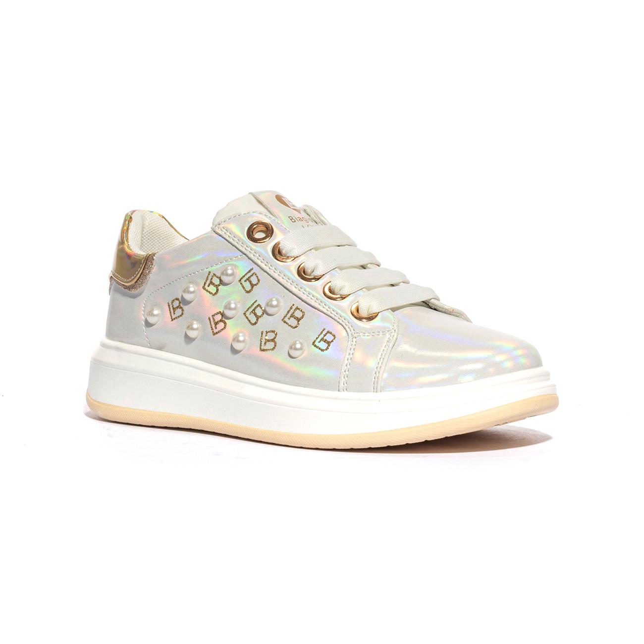 LAURA BIAGIOTTI 8941 WHITE GOLD Sneakers Bambina 
