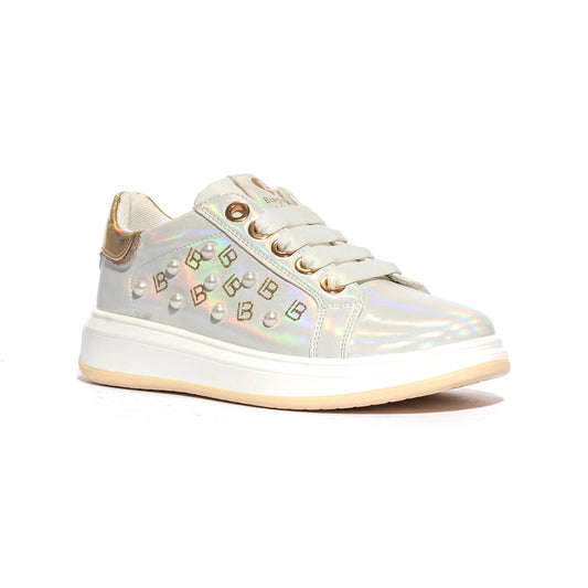 LAURA BIAGIOTTI 8941 WHITE GOLD Sneakers Bambina 