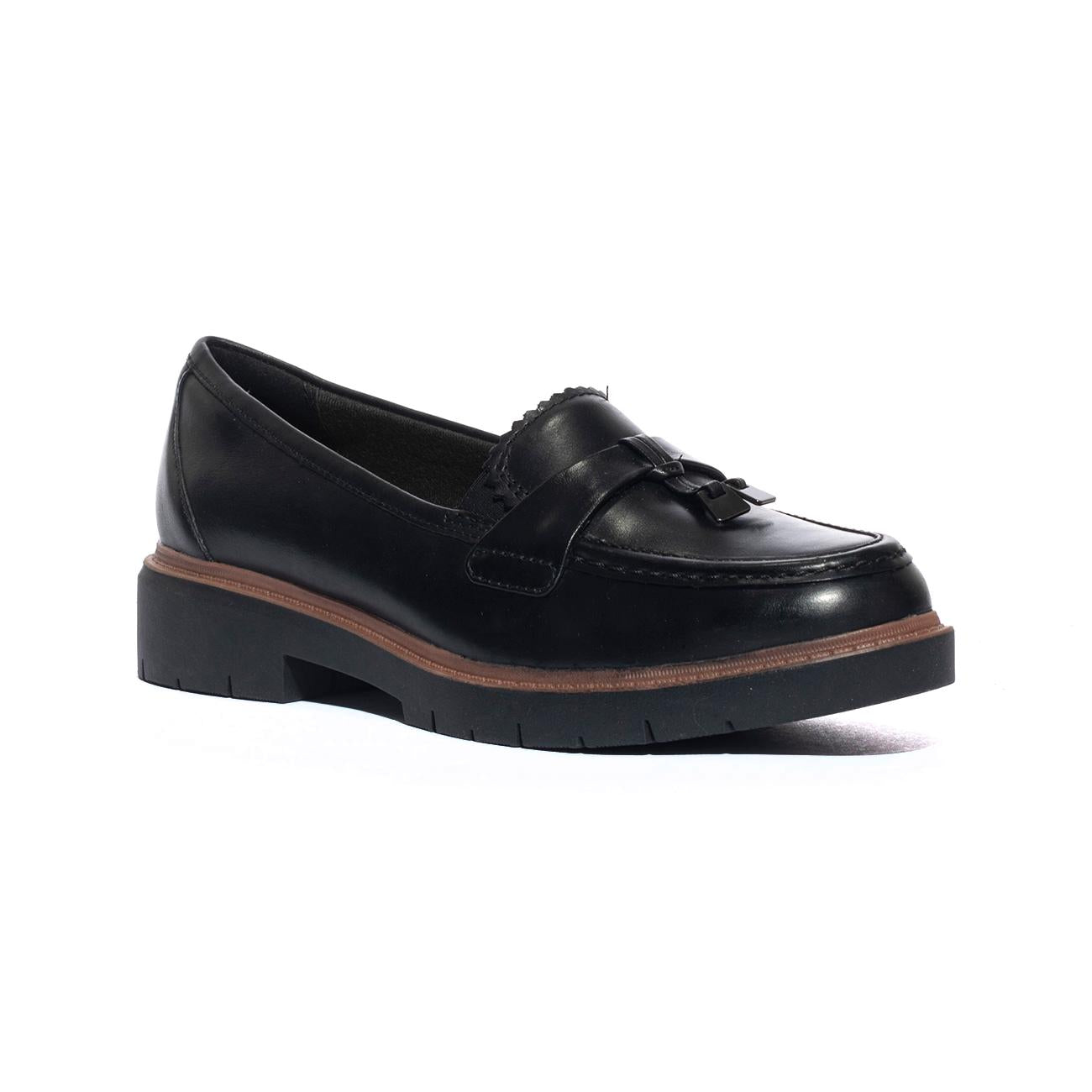CLARKS 174456 BLACK Mocassini Donna 