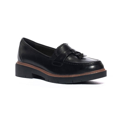 CLARKS 174456 BLACK Mocassini Donna 