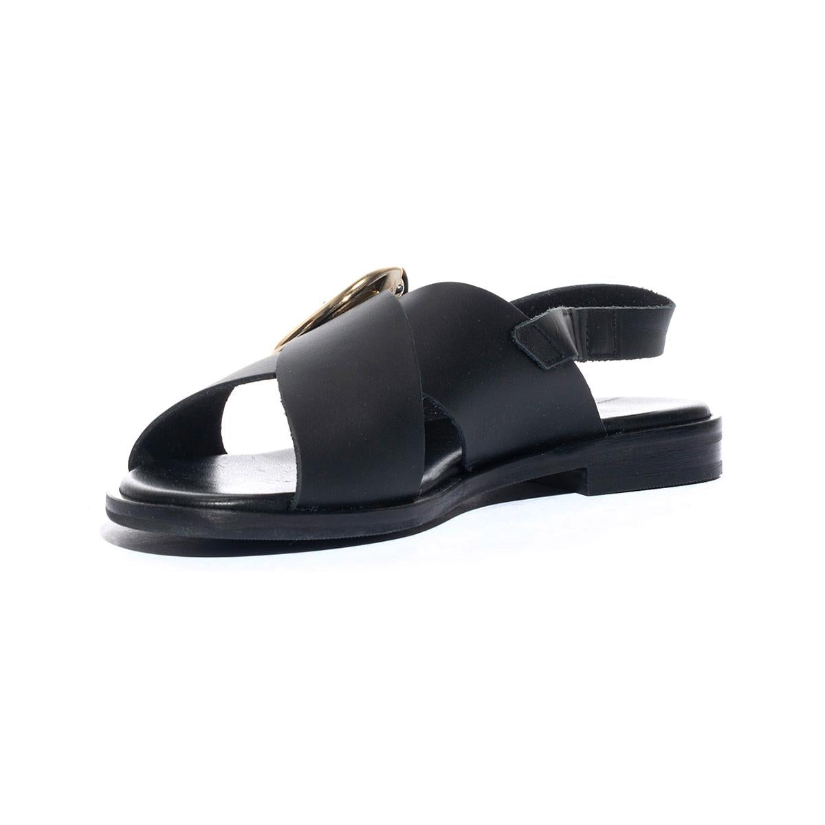 FRAU 86T9 NERO Sandali Donna 
