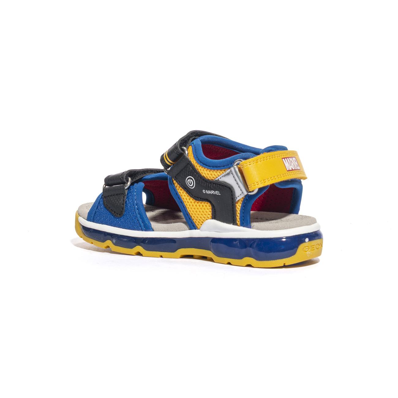 GEOX J450QA 1454 BLUE YELLOW Sandali Bambino 