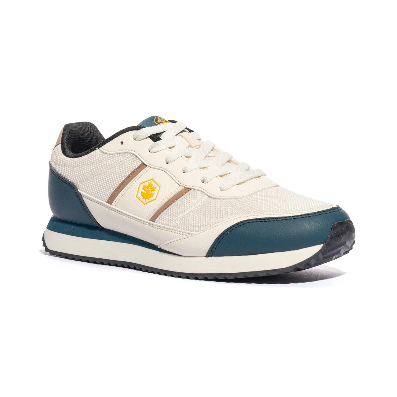LUMBERJACK SML4711-001 OFF WHITE BLUE M1477 Sneakers Uomo 