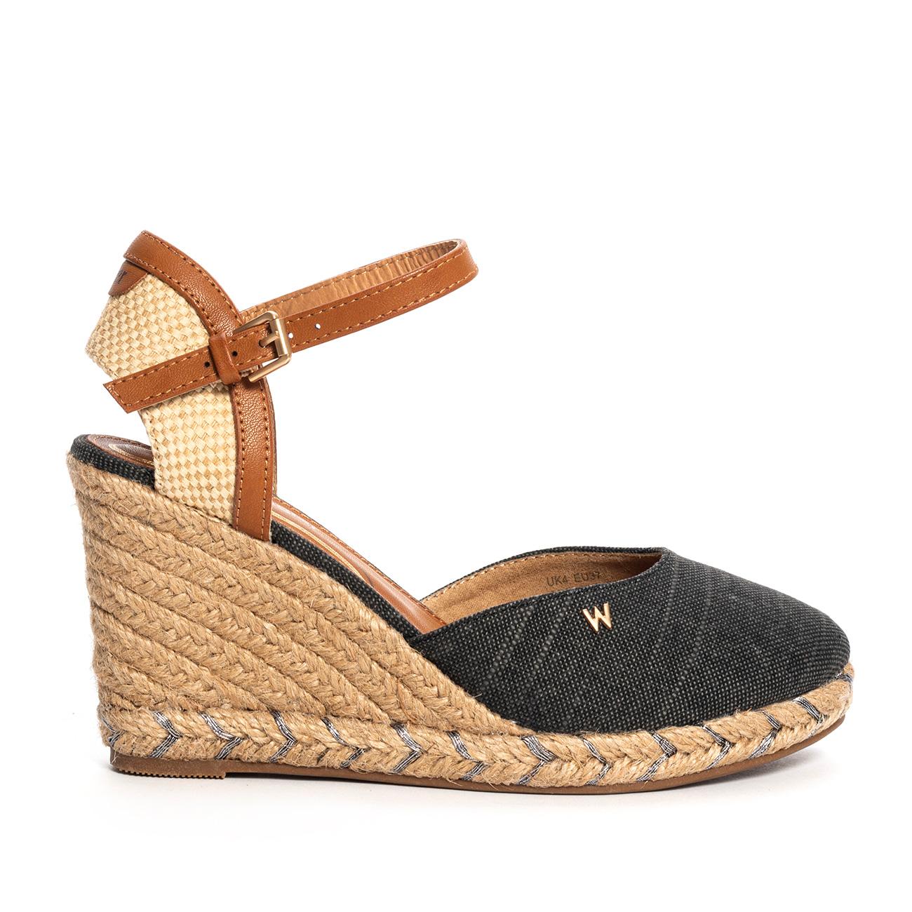 WRANGLER WL21590 BLACK Espadrillas Donna 