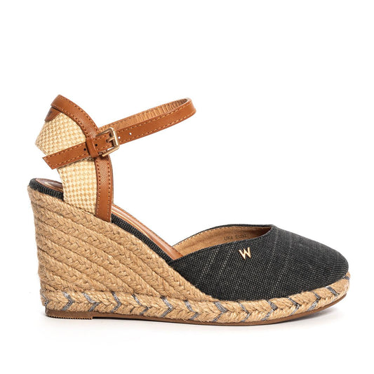 WRANGLER WL21590 BLACK Espadrillas Donna 