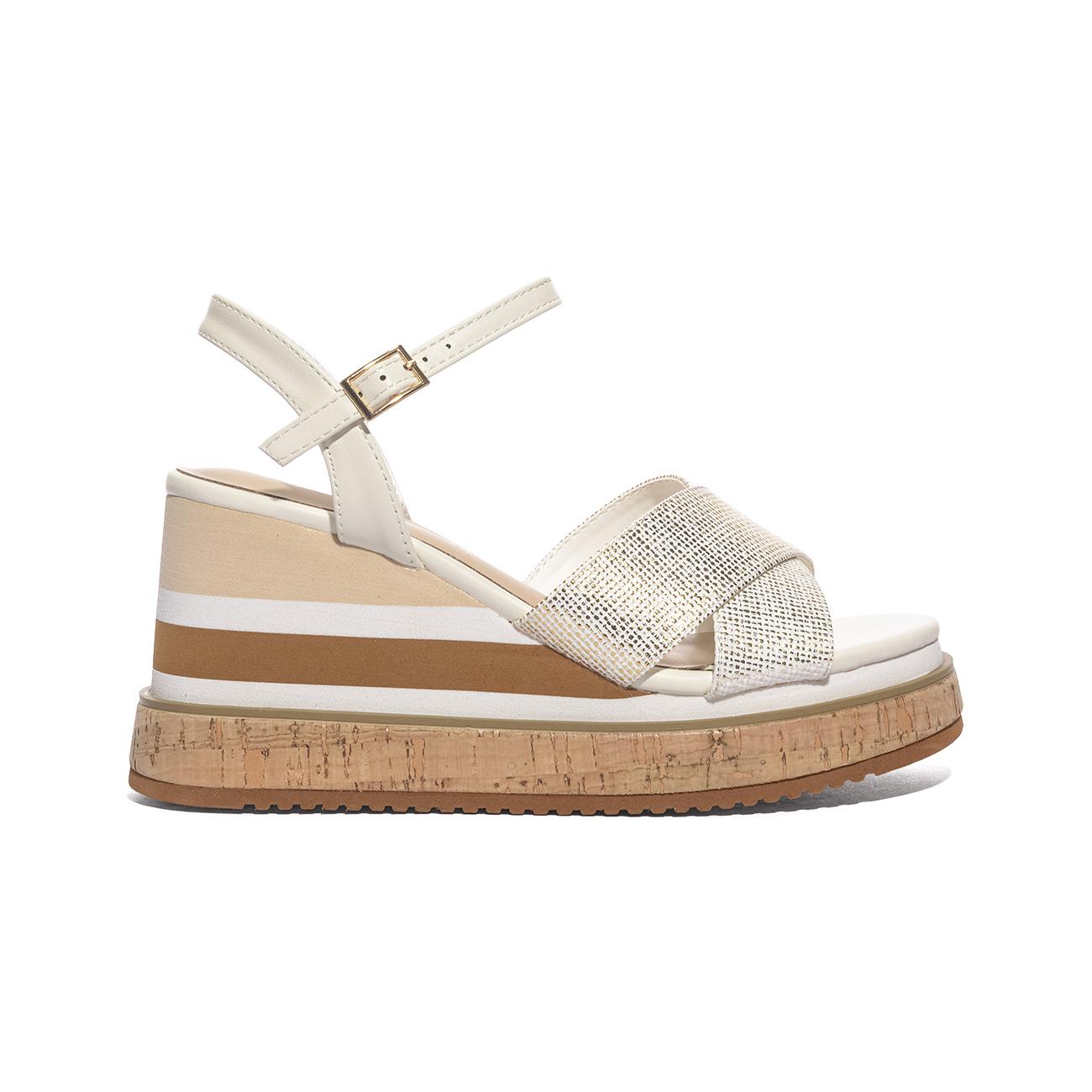 KEYS K12680 WHITEWHITE Sandali Donna 