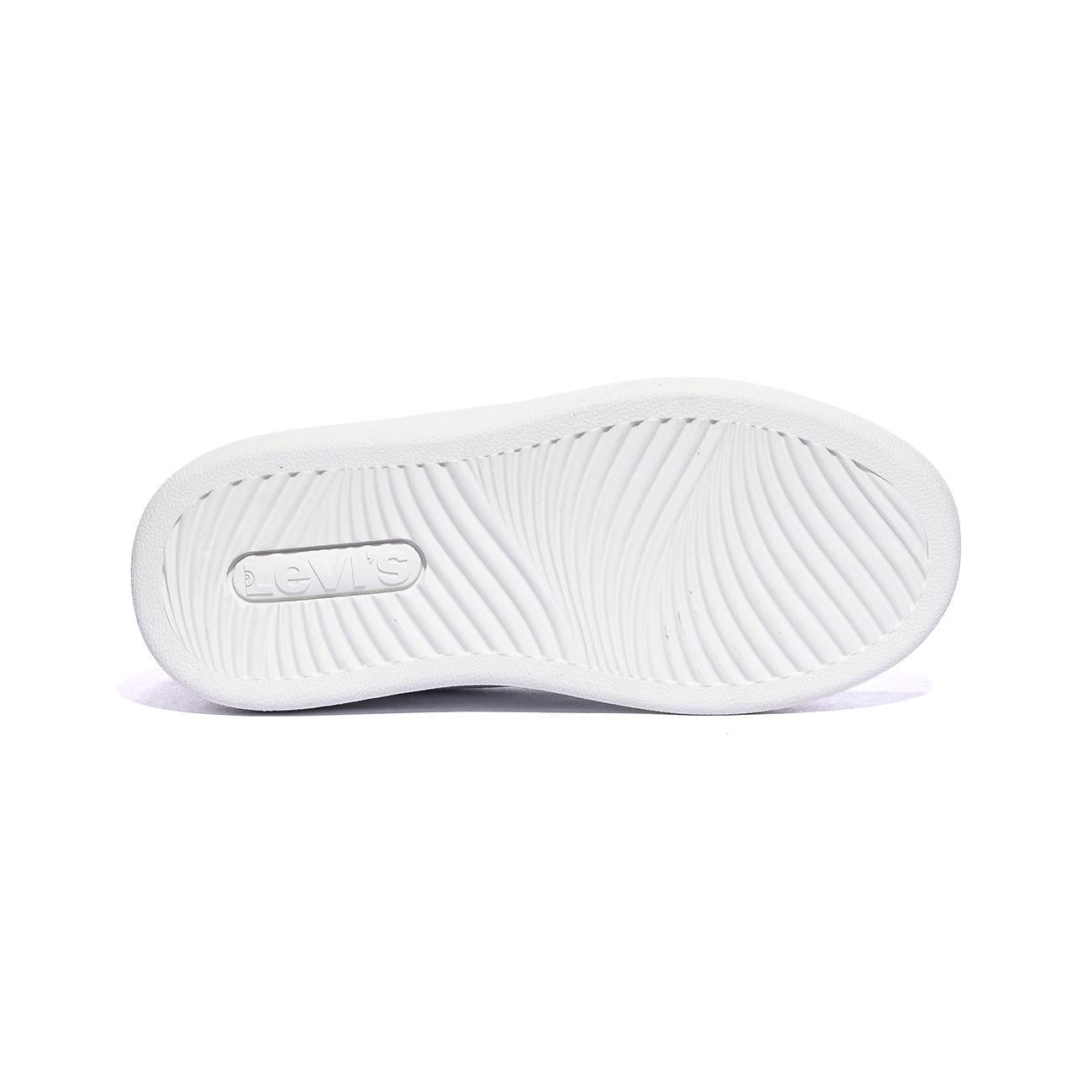 LEVI'S VELL0082S WHITE BLUE Sneakers Bambino 
