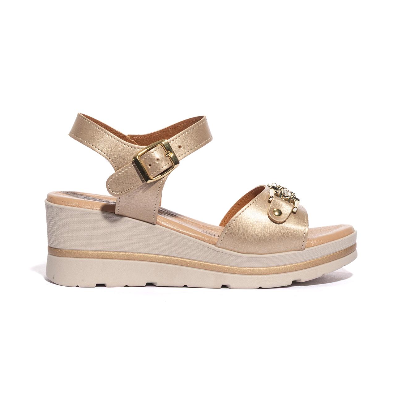 VALLEVERDE 55580 ORO Sandali Donna 