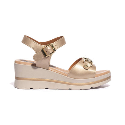 VALLEVERDE 55580 ORO Sandali Donna 