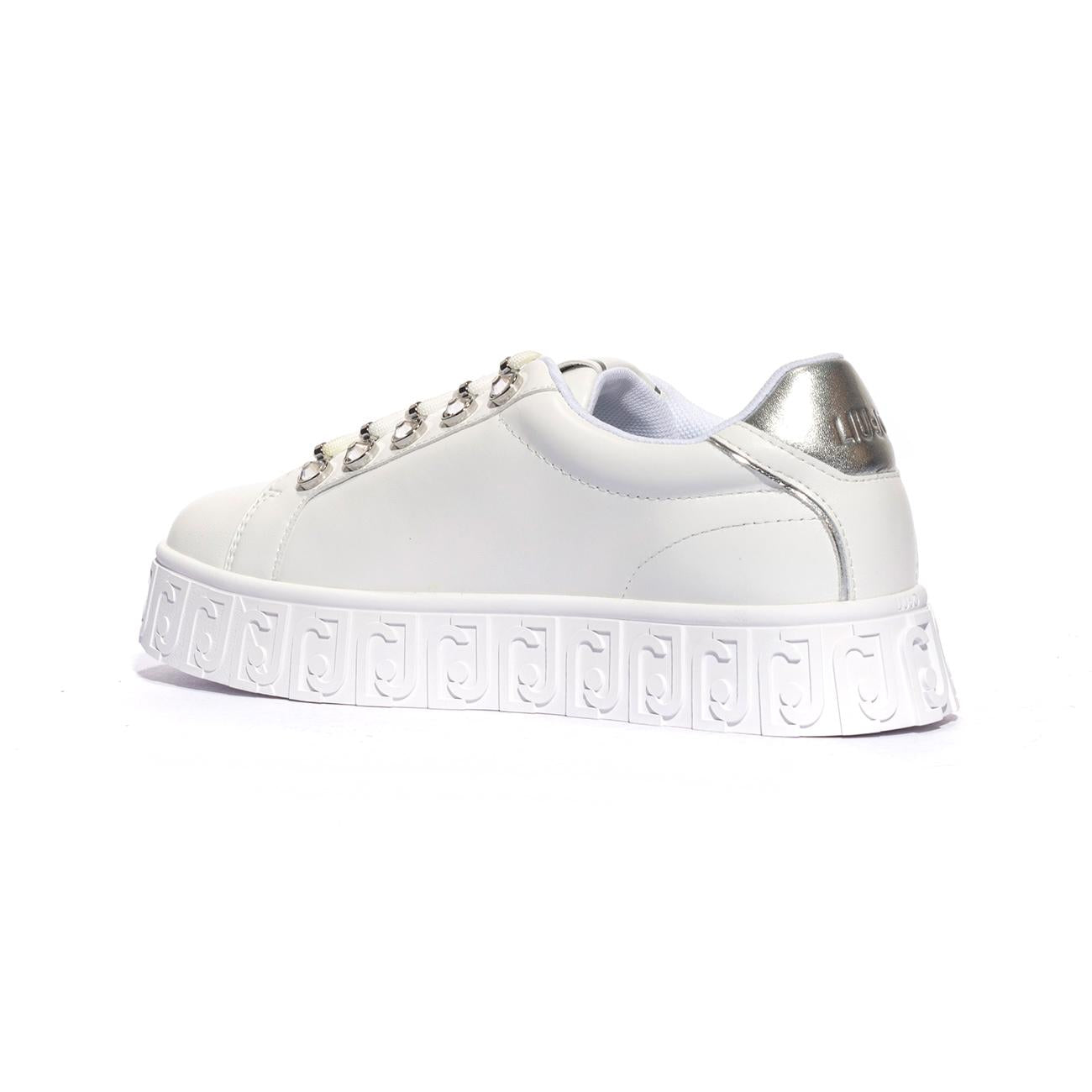 LIUJO BF4083PX02601111 METALLI WHITE Sneakers Donna 