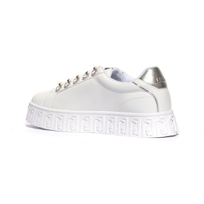 LIUJO BF4083PX02601111 METALLI WHITE Sneakers Donna 