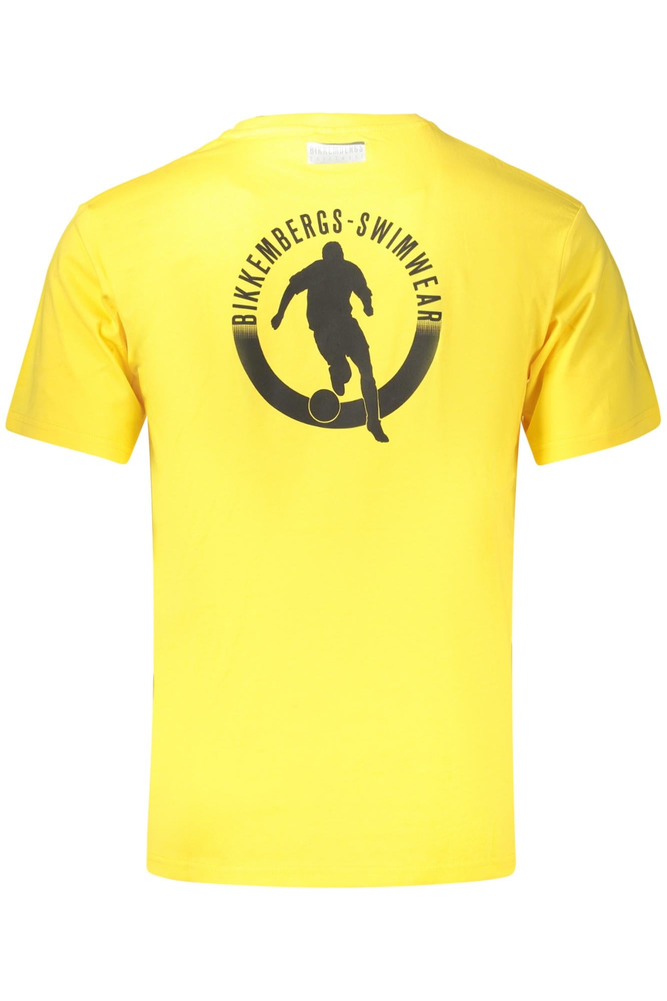 BIKKEMBERGS BKK2MTS01_GIYELLOW Giallo T-Shirt Uomo 