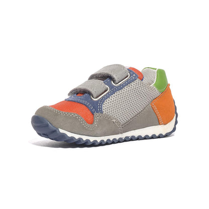 NATURINO 0012016558.01.2B45 DARK GREY.GREY.ORANGE Sneakers Bambino 