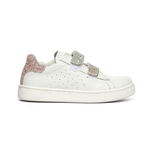 NATURINO 0012017507.07.1N17 WHITE.SAGE.ROSE Sneakers Bambina 