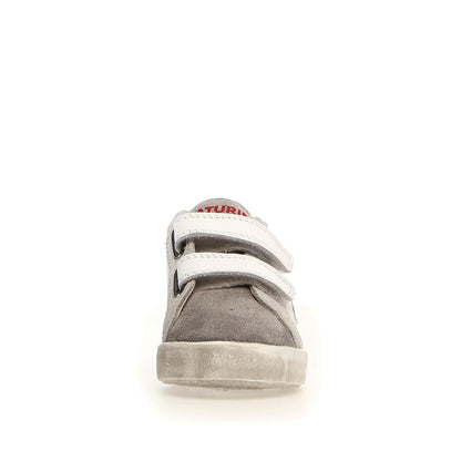 NATURINO 0012015367-27-1B86 GREY WHITE RED Sneakers Bambino 
