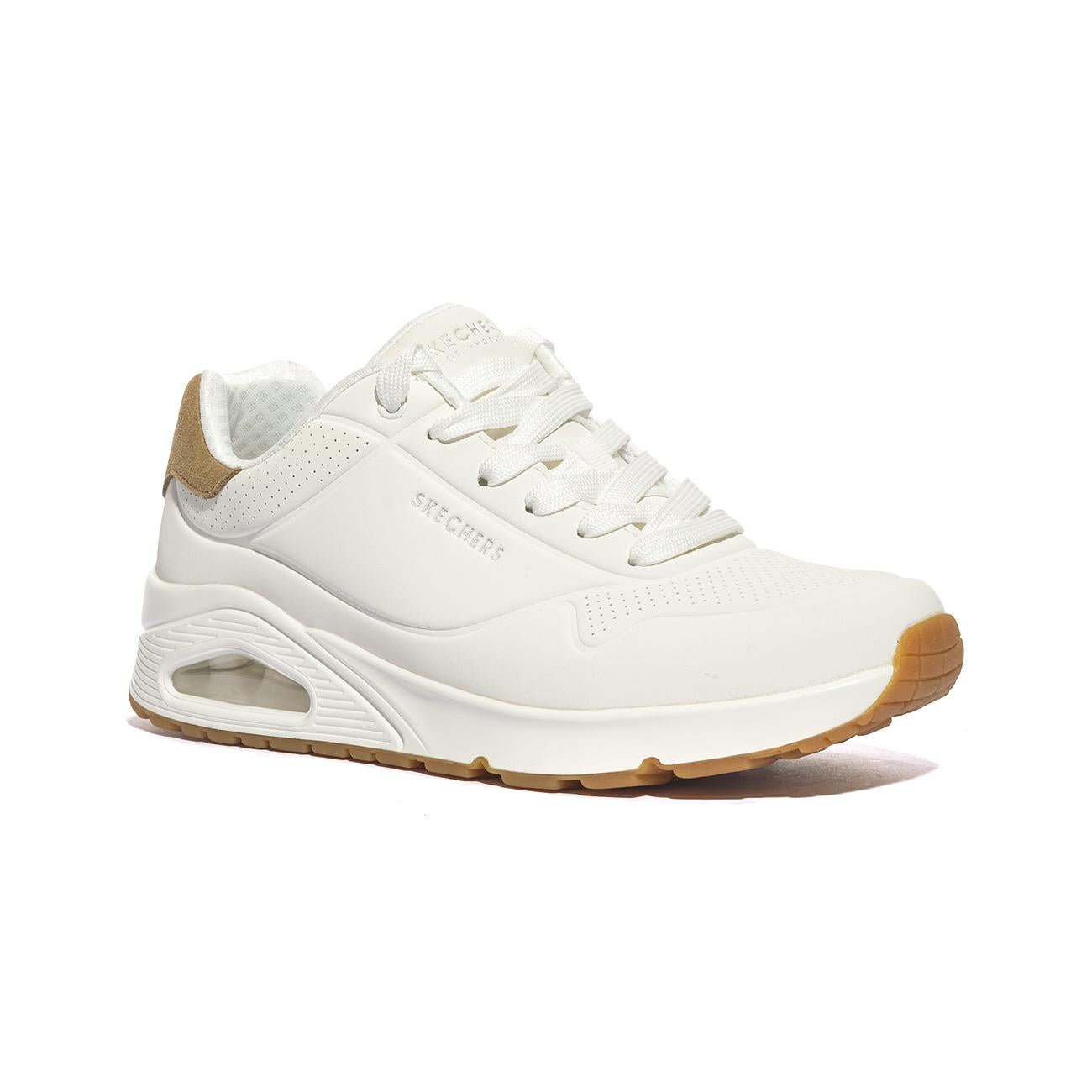 SKECHERS 183004 WHT Sneakers Uomo 