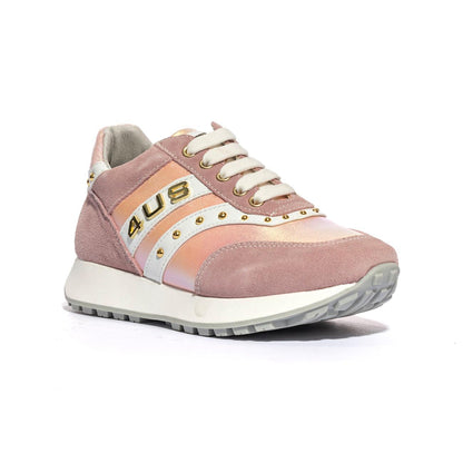 4US 41030 PINK Sneakers Bambina 