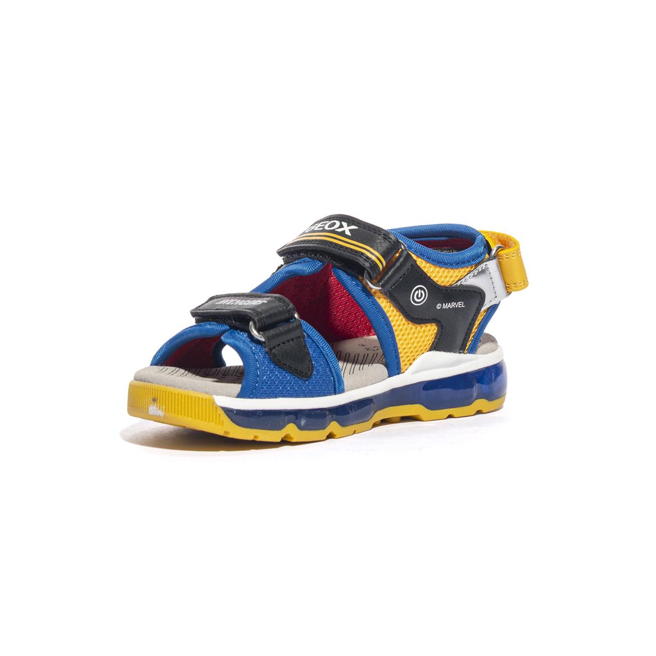 GEOX J450QA 1454 BLUE YELLOW Sandali Bambino 