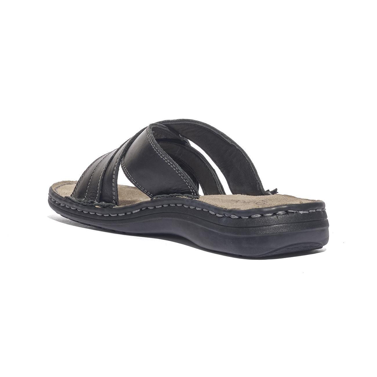 GLAMOUR 174002 NERO Sandali Uomo 
