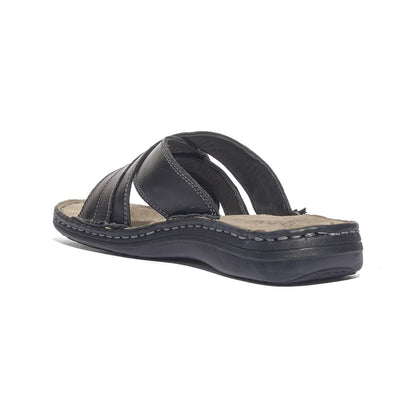 GLAMOUR 174002 NERO Sandali Uomo 