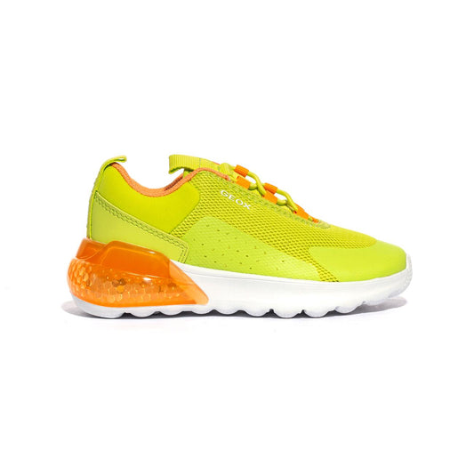 GEOX J45LYA 0149J LIME C2009 Sneakers Bambino 