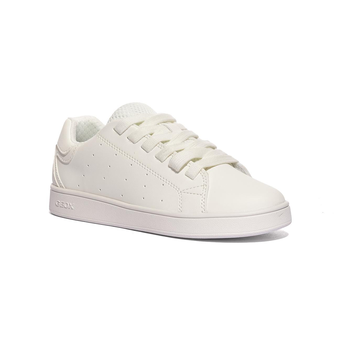 GEOX J55LSB 000BC WHITE   C1000 Sneakers Bambino 