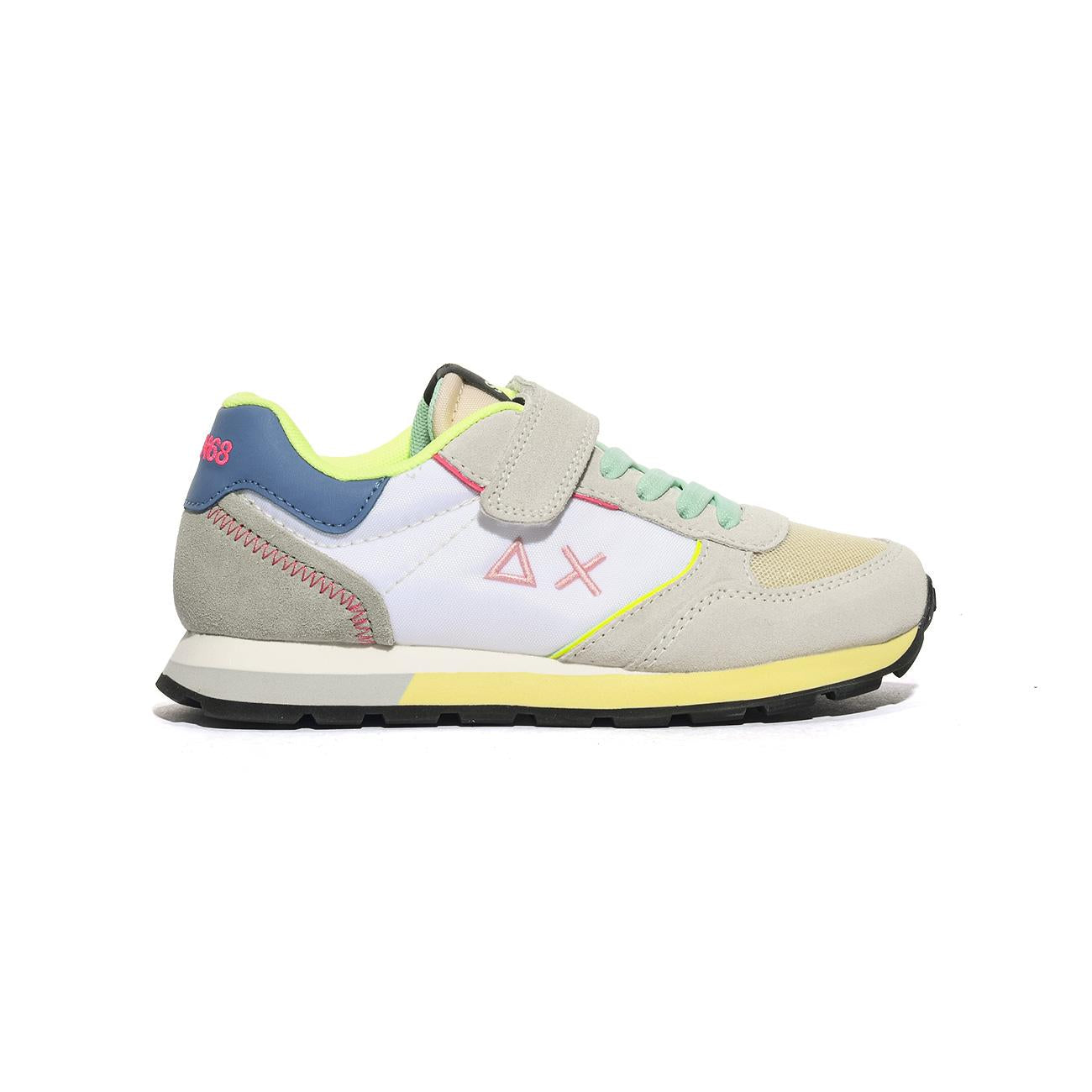 Sneakers Sun68 GIRL'S ALLY COLOR  EXPLOSION (KID) Bianche Z34404KBIANCO SUN 68
