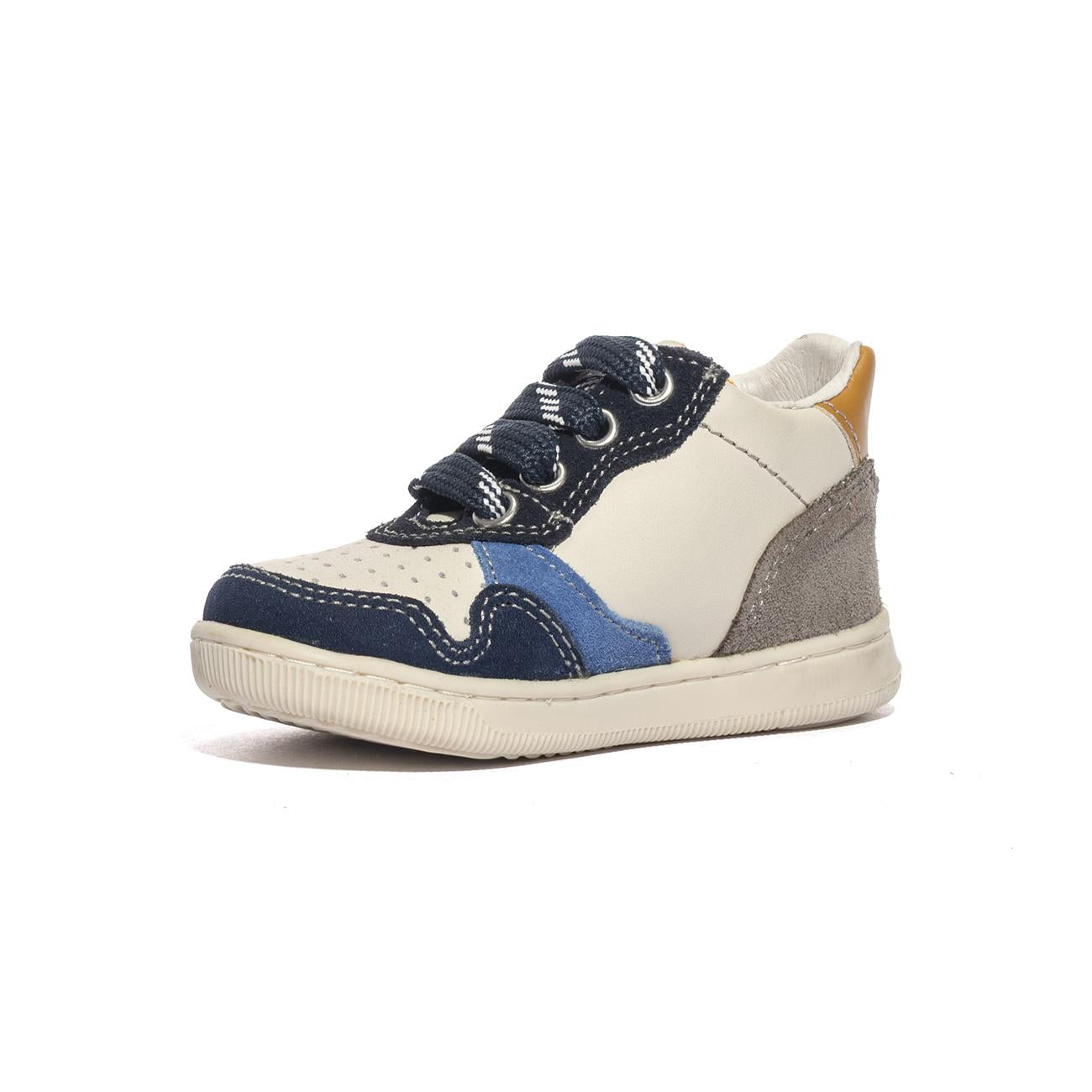 Sneakrrs Falcotto Klip Bianche BLu 0012017166.03.2B50MILK AZURE NAVY FALCOTTO