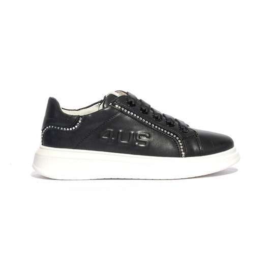 4US 42351 BLACK Sneakers Bambina 