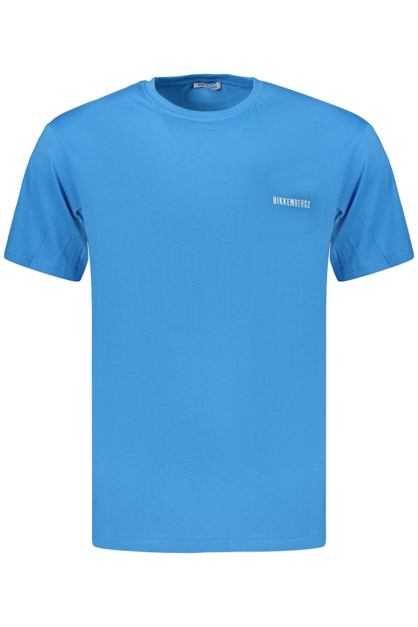 BIKKEMBERGS BKK2MTS01_AZBLUE Celeste T-Shirt Uomo 