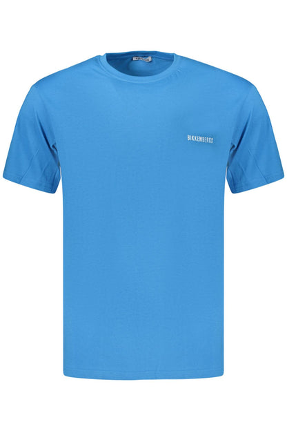 BIKKEMBERGS BKK2MTS01_AZBLUE Celeste T-Shirt Uomo 