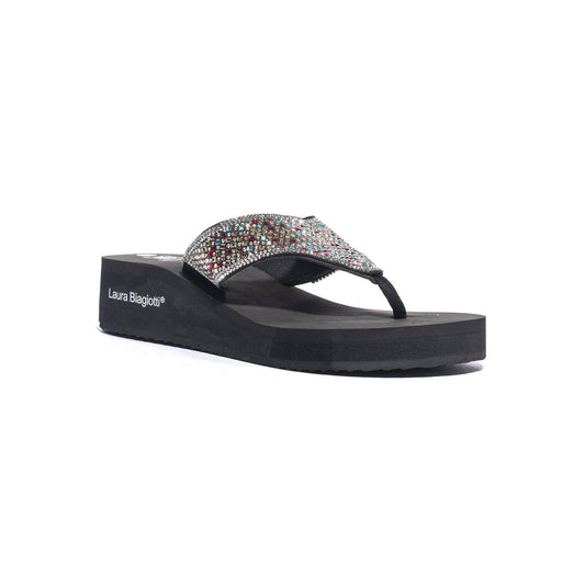 LAURA BIAGIOTTI 9111 BLACK Ciabatte Donna 