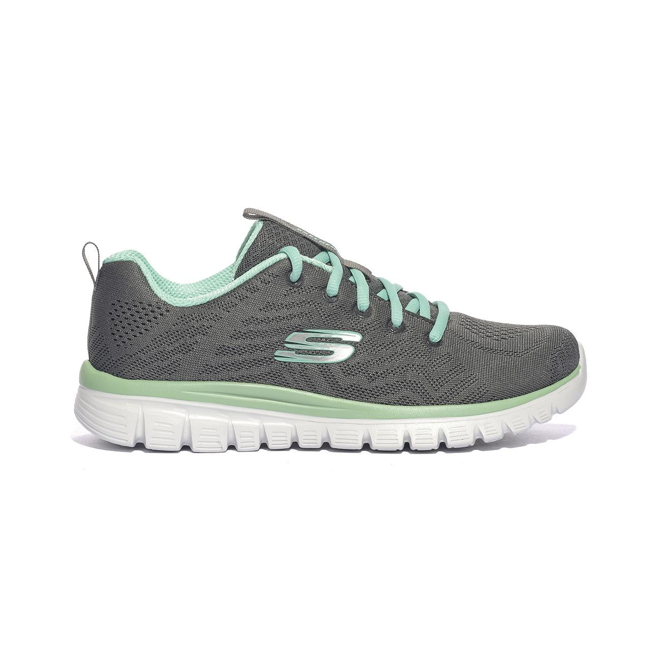 Sneakers Skechers GRACEFUL-GET CONNECTED Grigie 12615CCGR SKECHERS