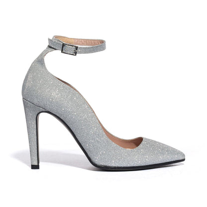 KISS KRISS 0880 ARGENTO Decollete Donna 