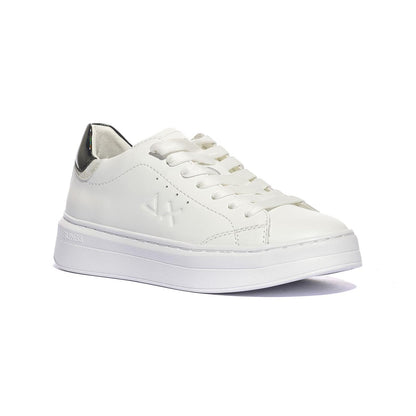 SUN 68 Z34226 BIANCO NERO Sneakers Donna 