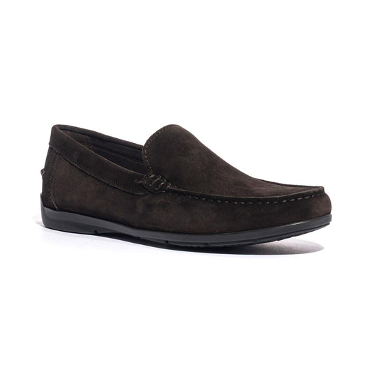 GEOX U55Q3A DK BROWN C6006 Mocassini Uomo 