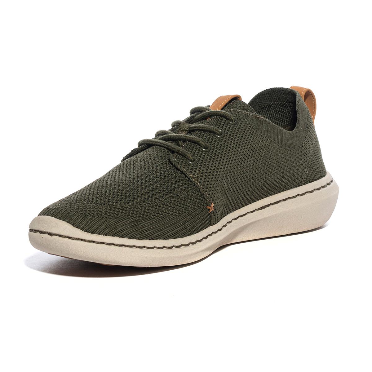 CLARKS 138174 KHAKI Sneakers Uomo 